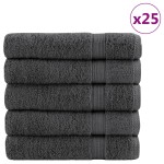 vidaXL Prosoape de duș premium SOLUND 25buc alb 70x140cm 600 gsm vidaXL Prosoape de duș premium SOLUND 25buc alb 70x140cm 600 gsm