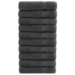 vidaXL Prosoape de baie SOLUND 10 buc antracit 100x150 cm 600 gsm vidaXL Prosoape de baie SOLUND 10 buc antracit 100x150 cm 600 gsm