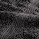 vidaXL Prosoape de saună, SOLUND 2 buc antracit 80x200 cm 600 gsm