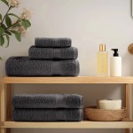 vidaXL Prosoape premium SOLUND 25 buc Antracit 80x200cm 600gsm vidaXL Prosoape premium SOLUND 25 buc Antracit 80x200cm 600gsm
