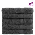 vidaXL Prosoape premium SOLUND 25 buc antracit 100x200cm 600gsm