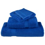 vidaXL Prosoape de baie 2 pcs Albastru 15 x 21 cm Bumbac vidaXL Prosoape de baie 2 pcs Albastru 15 x 21 cm Bumbac