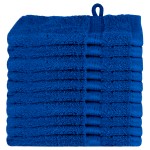 vidaXL Prosoape de baie 10 pcs Albastru 15 x 21 cm Bumbac vidaXL Prosoape de baie 10 pcs Albastru 15 x 21 cm Bumbac
