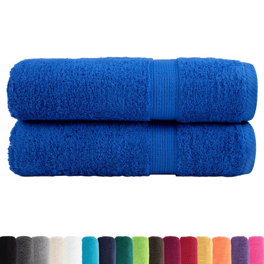 vidaXL Prosoape de baie premium SOLUND 2 buc 100x150cm 600gsm