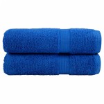 vidaXL Prosoape de baie premium SOLUND 2 buc 100x150cm 600gsm vidaXL Prosoape de baie premium SOLUND 2 buc 100x150cm 600gsm