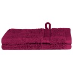 vidaXL Prosoape de baie 2 pcs Bordeaux 15 x 21 cm Bumbac vidaXL Prosoape de baie 2 pcs Bordeaux 15 x 21 cm Bumbac