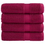 vidaXL Prosoape de mâini premium SOLUND 4 buc 50x100cm 600gsm vidaXL Prosoape de mâini premium SOLUND 4 buc 50x100cm 600gsm