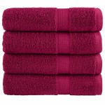 vidaXL Prosoape de duș premium SOLUND 4 buc 70x140cm 600 gsm vidaXL Prosoape de duș premium SOLUND 4 buc 70x140cm 600 gsm