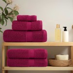 vidaXL Prosoape de baie premium SOLUND 4 buc 100x150cm 600gsm vidaXL Prosoape de baie premium SOLUND 4 buc 100x150cm 600gsm