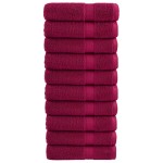 vidaXL Prosoape baie premium SOLUND 10 buc 100x150cm 600gsm vidaXL Prosoape baie premium SOLUND 10 buc 100x150cm 600gsm