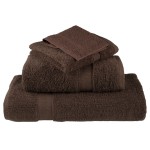 vidaXL Prosoape de baie premium SOLUND, 10 buc., maro, 30x30 cm, 600 g/m² vidaXL Prosoape de baie premium SOLUND, 10 buc., maro, 30x30 cm, 600 g/m²