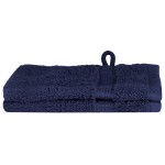 vidaXL Prosoape de baie 2 pcs Bleumarin 15 x 21 cm Bumbac vidaXL Prosoape de baie 2 pcs Bleumarin 15 x 21 cm Bumbac
