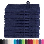 vidaXL Prosoape de baie 10 pcs Bleumarin 15 x 21 cm Bumbac vidaXL Prosoape de baie 10 pcs Bleumarin 15 x 21 cm Bumbac