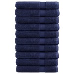 vidaXL Prosoape premium SOLUND 10buc bleumarin 100x200cm 600gsm vidaXL Prosoape premium SOLUND 10buc bleumarin 100x200cm 600gsm