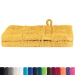 vidaXL Prosoape de baie 2 pcs Auriu 15 x 21 cm Bumbac vidaXL Prosoape de baie 2 pcs Auriu 15 x 21 cm Bumbac