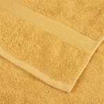 vidaXL Prosoape de baie premium SOLUND 4 buc auriu 100x150cm 600gsm vidaXL Prosoape de baie premium SOLUND 4 buc auriu 100x150cm 600gsm