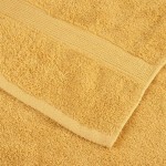 vidaXL Prosoape premium SOLUND 4 buc auriu 100x200cm 600gsm vidaXL Prosoape premium SOLUND 4 buc auriu 100x200cm 600gsm