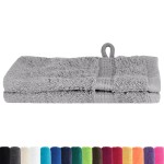 vidaXL Prosoape de baie 2 pcs Gri 15 x 21 cm Bumbac vidaXL Prosoape de baie 2 pcs Gri 15 x 21 cm Bumbac