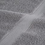 vidaXL Prosoape de baie 4 pcs Gri 15 x 21 cm Bumbac vidaXL Prosoape de baie 4 pcs Gri 15 x 21 cm Bumbac