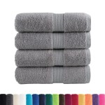 vidaXL Prosoape oaspeți premium SOLUND, 4 buc. gri 30x50cm 600gsm vidaXL Prosoape oaspeți premium SOLUND, 4 buc. gri 30x50cm 600gsm