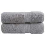 vidaXL Prosoape de mâini premium SOLUND 2 buc gri 50x100cm 600gsm vidaXL Prosoape de mâini premium SOLUND 2 buc gri 50x100cm 600gsm