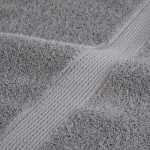 vidaXL Prosoape de baie premium SOLUND 2 buc gri 100x150cm 600gsm vidaXL Prosoape de baie premium SOLUND 2 buc gri 100x150cm 600gsm