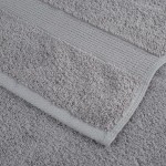 vidaXL Prosoape de baie premium SOLUND 4 buc gri 100x150cm 600gsm vidaXL Prosoape de baie premium SOLUND 4 buc gri 100x150cm 600gsm