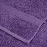 vidaXL Prosoape de baie 4 pcs Mov 15 x 21 cm Bumbac vidaXL Prosoape de baie 4 pcs Mov 15 x 21 cm Bumbac
