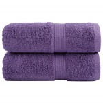 vidaXL Prosoape de baie premium SOLUND, 2 buc., violet, 30x30 cm, 600 g/m² vidaXL Prosoape de baie premium SOLUND, 2 buc., violet, 30x30 cm, 600 g/m²