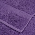 vidaXL Prosoape de baie premium SOLUND, 4 buc., violet, 30x30 cm, 600 g/m² vidaXL Prosoape de baie premium SOLUND, 4 buc., violet, 30x30 cm, 600 g/m²