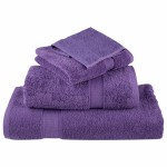 vidaXL Prosoape de baie premium SOLUND, 10 buc., violet, 30x30 cm, 600 g/m² vidaXL Prosoape de baie premium SOLUND, 10 buc., violet, 30x30 cm, 600 g/m²