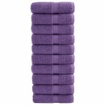 vidaXL Prosoape oaspeți premium SOLUND 10 buc violet 30x50 cm 600 gsm vidaXL Prosoape oaspeți premium SOLUND 10 buc violet 30x50 cm 600 gsm