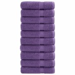 vidaXL Prosoape de mâini premium SOLUND 10buc. violet 50x100 cm 600gsm vidaXL Prosoape de mâini premium SOLUND 10buc. violet 50x100 cm 600gsm