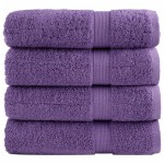 vidaXL Prosoape de baie premium SOLUND 4 buc 100x150 cm 600 gsm vidaXL Prosoape de baie premium SOLUND 4 buc 100x150 cm 600 gsm