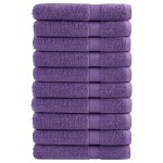 vidaXL Prosoape premium SOLUND 10 buc. violet 100x200 cm 600 gsm vidaXL Prosoape premium SOLUND 10 buc. violet 100x200 cm 600 gsm