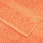 vidaXL Prosoape de baie 4 pcs Portocaliu 15 x 21 cm Bumbac vidaXL Prosoape de baie 4 pcs Portocaliu 15 x 21 cm Bumbac