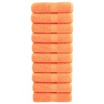 vidaXL Prosoape de baie premium SOLUND, 10 buc. portocalii, 30x30 cm, 600 g/m² vidaXL Prosoape de baie premium SOLUND, 10 buc. portocalii, 30x30 cm, 600 g/m²