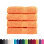 vidaXL Prosoape de mâini premium SOLUND 4 buc. 50x100 cm 600 gsm vidaXL Prosoape de mâini premium SOLUND 4 buc. 50x100 cm 600 gsm