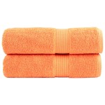 vidaXL Prosoape de duș premium SOLUND 2 buc. 70x140 cm 600 gsm vidaXL Prosoape de duș premium SOLUND 2 buc. 70x140 cm 600 gsm