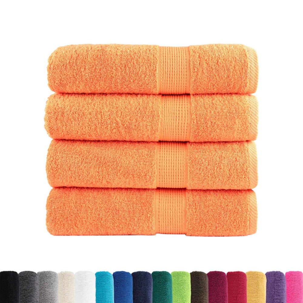 vidaXL Prosoape de duș premium SOLUND 4 buc. 70x140 cm 600 gsm