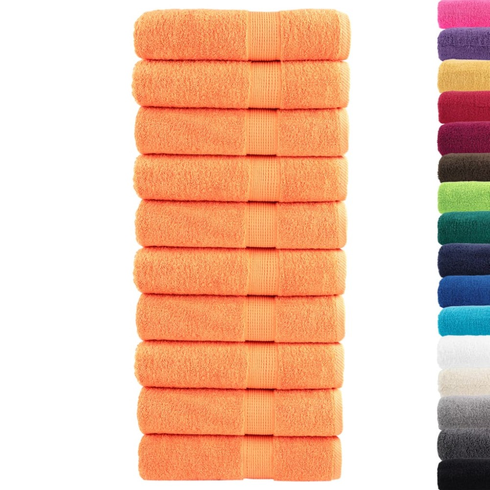 vidaXL Prosoape de duș premium SOLUND 10 buc. 70x140 cm 600 gsm