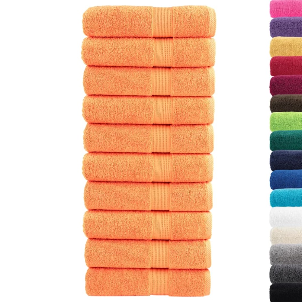 vidaXL Prosoape de baie premium SOLUND 10 buc 100x150 cm 600 gsm