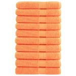 vidaXL Prosoape premium SOLUND 10 buc. portocaliu 100x200 cm 600 gsm vidaXL Prosoape premium SOLUND 10 buc. portocaliu 100x200 cm 600 gsm