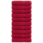 vidaXL Prosoape de duș premium SOLUND 10 buc. roșu 70x140 cm 600 gsm vidaXL Prosoape de duș premium SOLUND 10 buc. roșu 70x140 cm 600 gsm