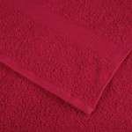 vidaXL Prosoape de duș premium SOLUND 10 buc. roșu 70x140 cm 600 gsm vidaXL Prosoape de duș premium SOLUND 10 buc. roșu 70x140 cm 600 gsm