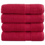 vidaXL Prosoape de baie premium SOLUND 4 buc 100x150 cm 600 gsm vidaXL Prosoape de baie premium SOLUND 4 buc 100x150 cm 600 gsm