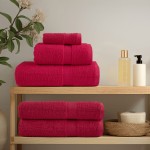 vidaXL Prosoape de baie premium SOLUND 4 buc 100x150 cm 600 gsm vidaXL Prosoape de baie premium SOLUND 4 buc 100x150 cm 600 gsm