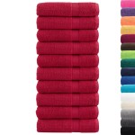 vidaXL Prosoape de baie premium SOLUND 10 buc 100x150 cm 600 gsm vidaXL Prosoape de baie premium SOLUND 10 buc 100x150 cm 600 gsm