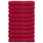 vidaXL Prosoape de saună premium SOLUND 10 buc. roșu 80x200 cm 600 gsm vidaXL Prosoape de saună premium SOLUND 10 buc. roșu 80x200 cm 600 gsm