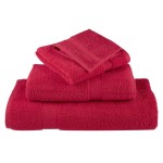 vidaXL Prosoape de saună premium SOLUND 10 buc. roșu 80x200 cm 600 gsm vidaXL Prosoape de saună premium SOLUND 10 buc. roșu 80x200 cm 600 gsm